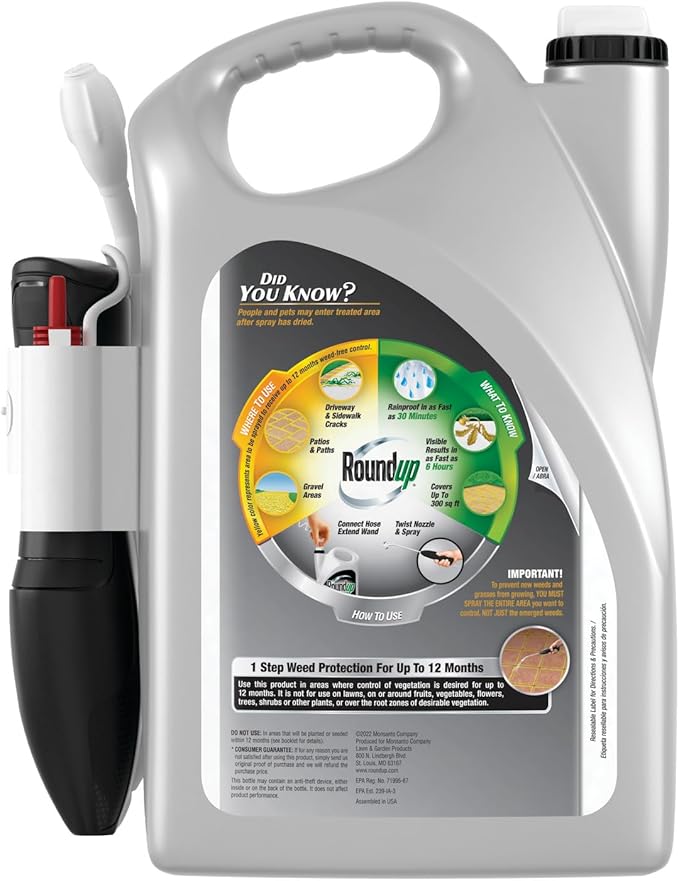 Roundup Dual Action 365 Weed & Grass Killer Plus